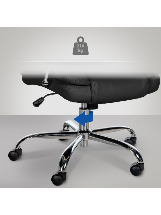 Chaise de bureau BIG Xanthos, noir