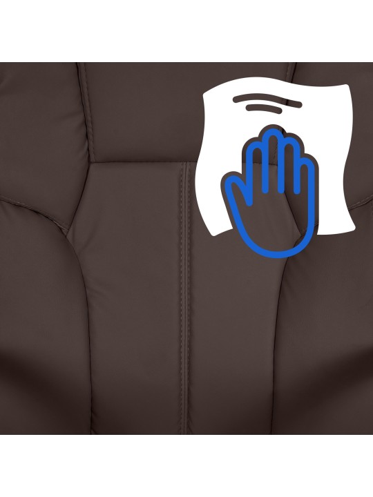 Chaise de bureau BIG Xanthos, brun