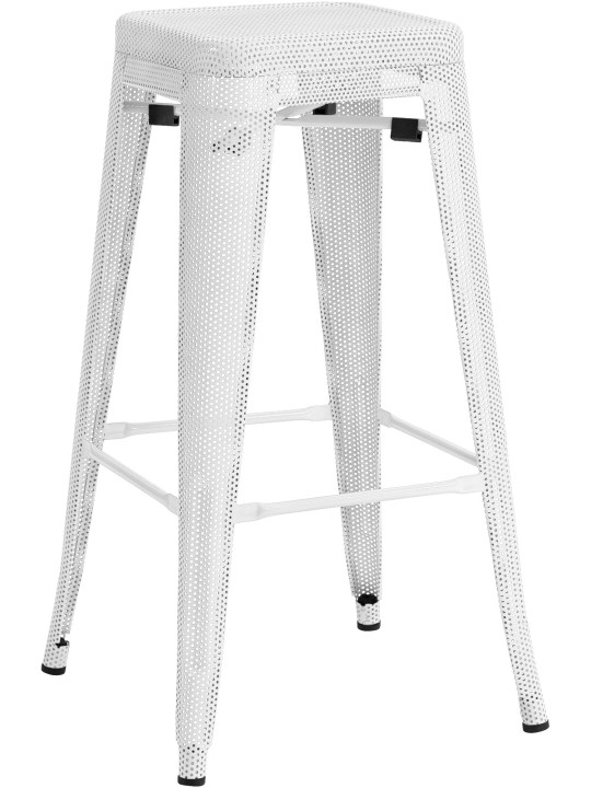 Tabouret de bar Fletcher, blanc