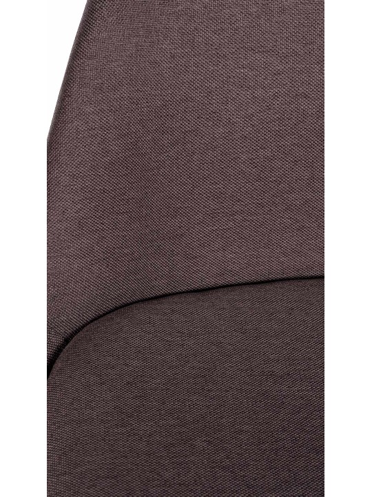 Tabouret de bar Corbin tissu Carré, brun Tabouret de bar Corbin tissu Carré, brun