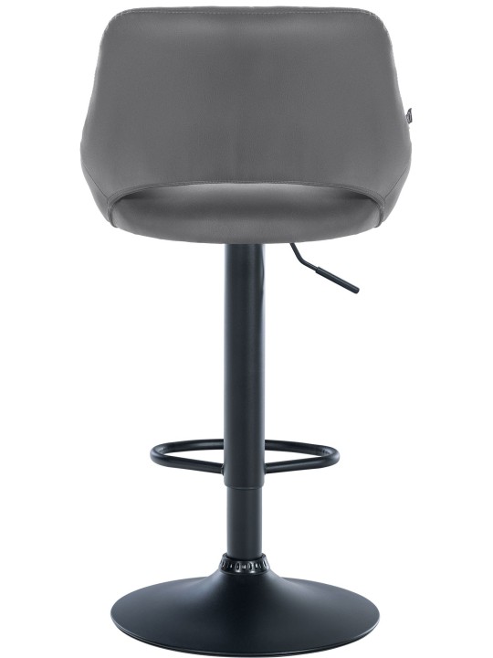 Tabouret de bar Milet simili cuir, gris Tabouret de bar Milet simili cuir, gris