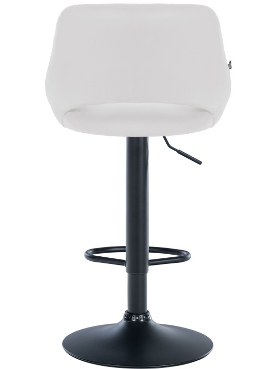 Tabouret de bar Milet simili cuir, blanc Tabouret de bar Milet simili cuir, blanc