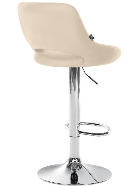 Lot de 2 tabourets de bar Milet simili cuir C, crème Lot de 2 tabourets de bar Milet simili cuir C, crème