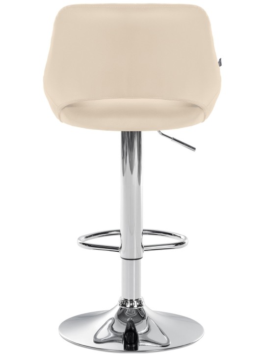 Lot de 2 tabourets de bar Milet simili cuir C, crème Lot de 2 tabourets de bar Milet simili cuir C, crème