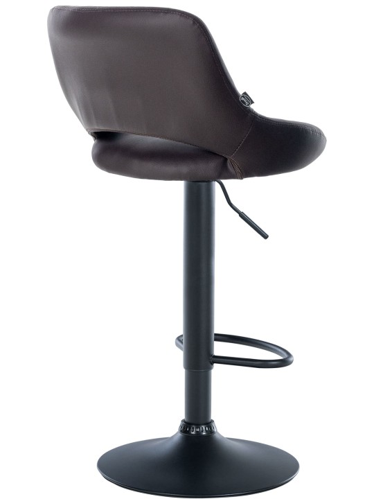 Lot de 2 tabourets de bar Milet simili cuir B, brun Lot de 2 tabourets de bar Milet simili cuir B, brun