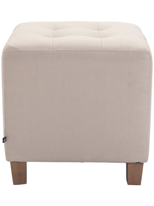 Tabouret Pharaon, lumière antique, crème