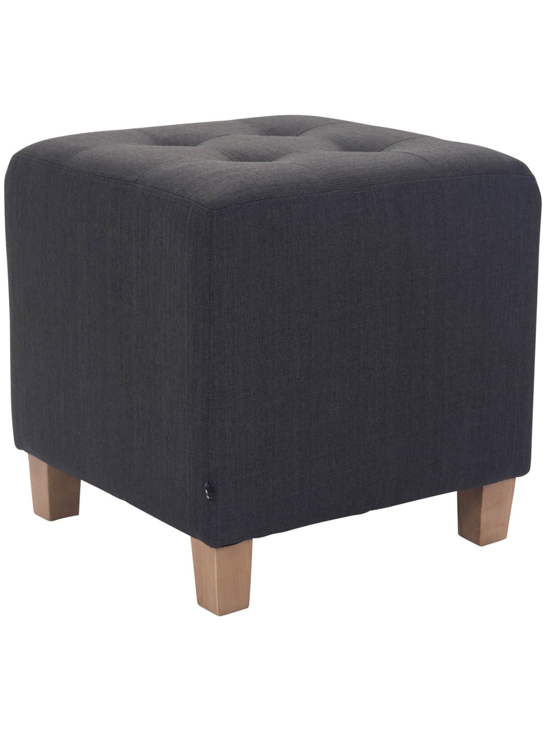 Tabouret Pharaon, lumière antique, gris foncé