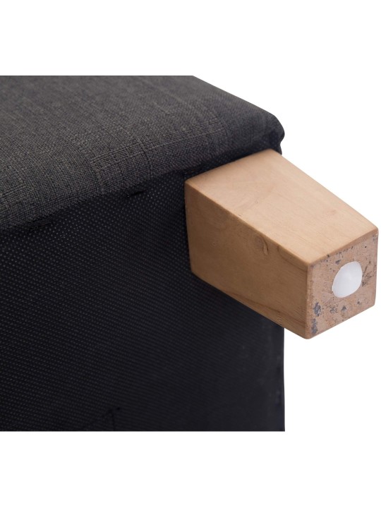 Tabouret Pharaon, lumière antique, gris foncé