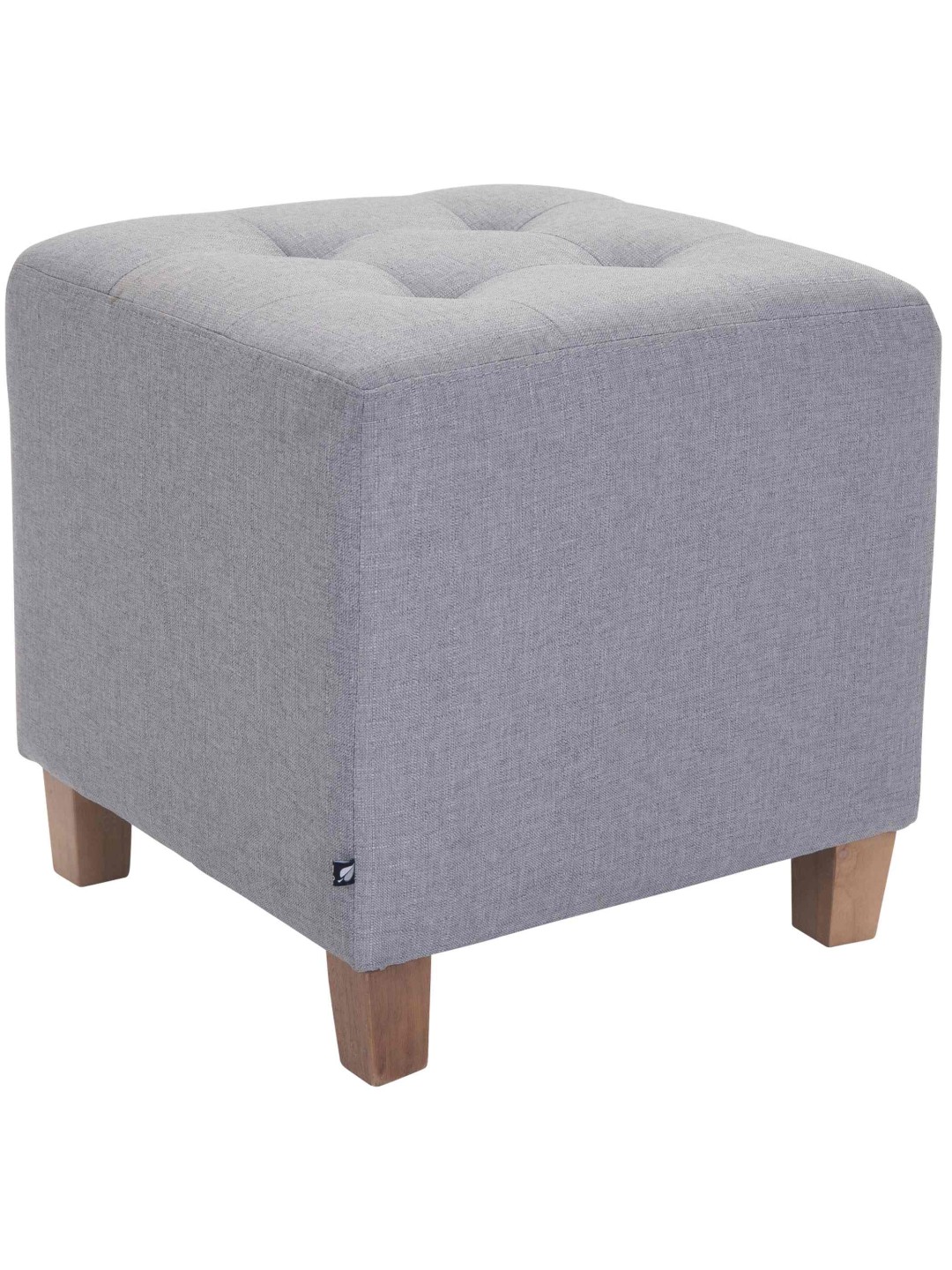 Tabouret Pharaon, lumière antique, gris clair