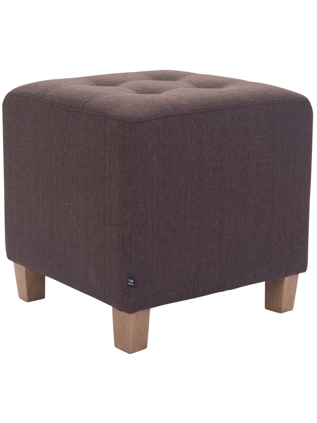 Tabouret Pharaon, lumière antique, brun