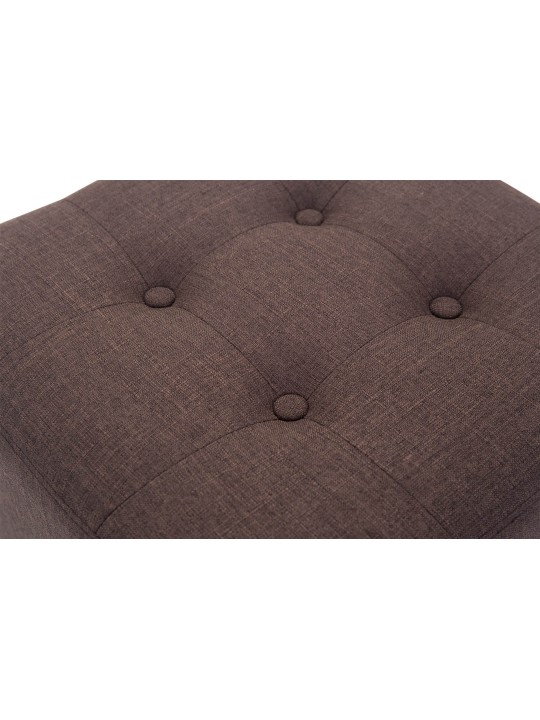 Tabouret Pharaon, lumière antique, brun