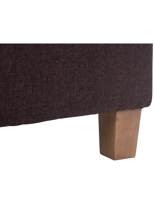 Tabouret Pharaon, lumière antique, brun