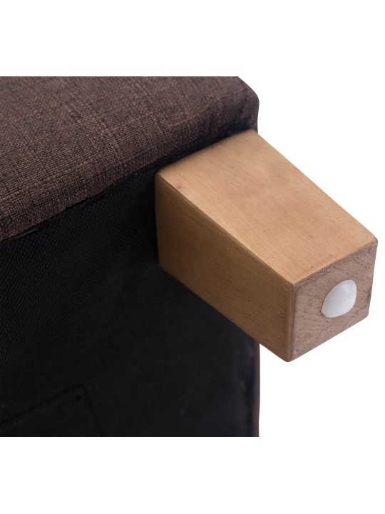 Tabouret Pharaon, lumière antique, brun