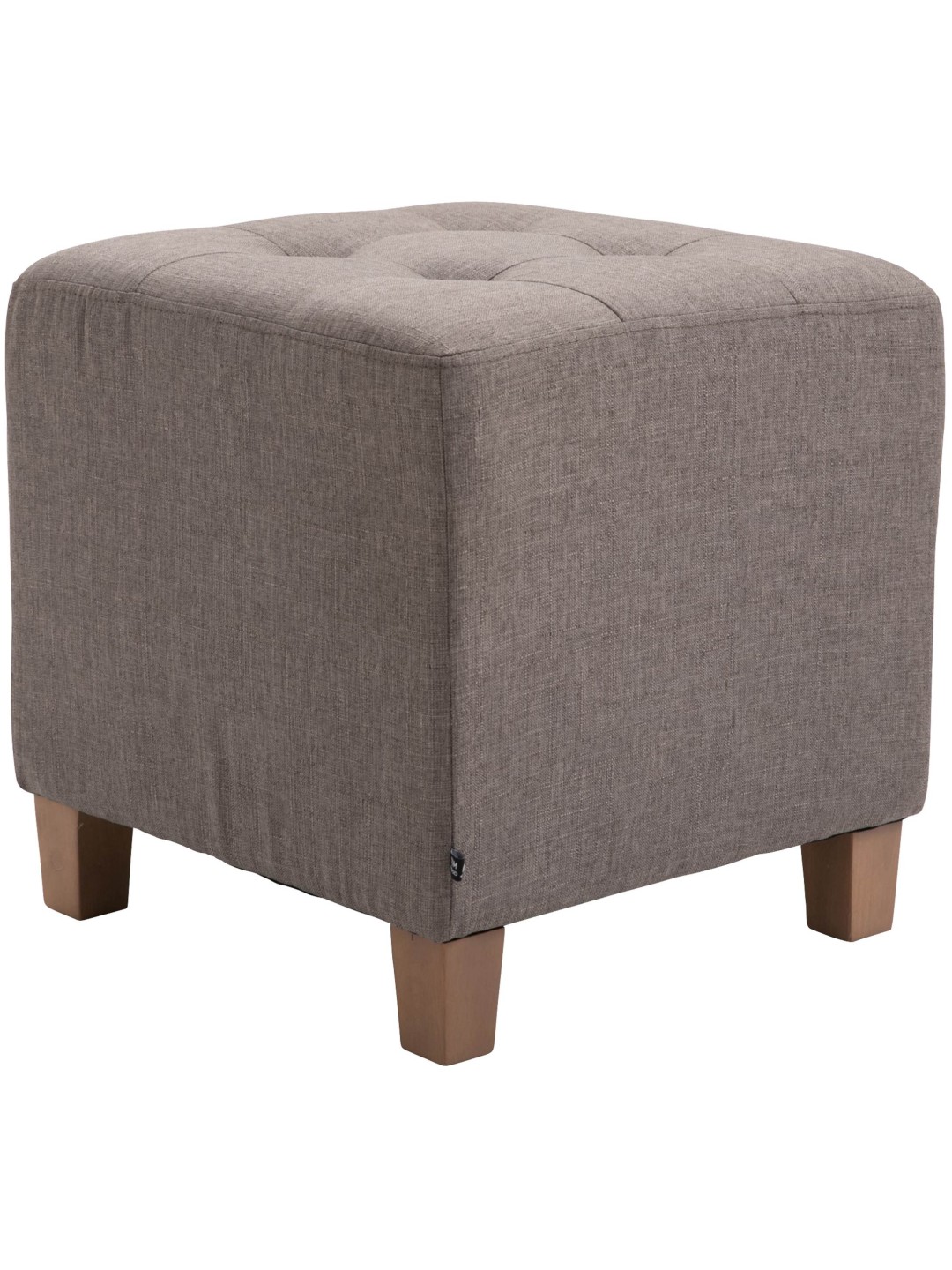 Tabouret Pharaon, lumière antique, taupe