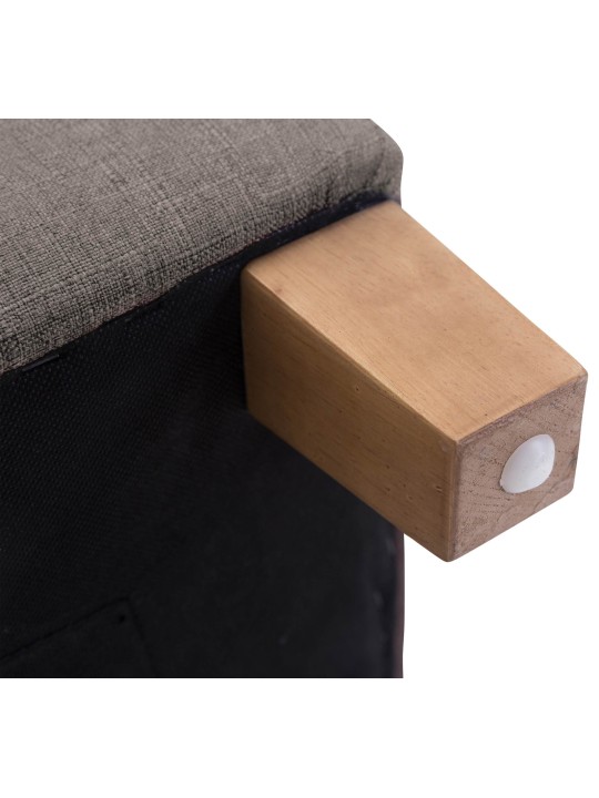 Tabouret Pharaon, lumière antique, taupe