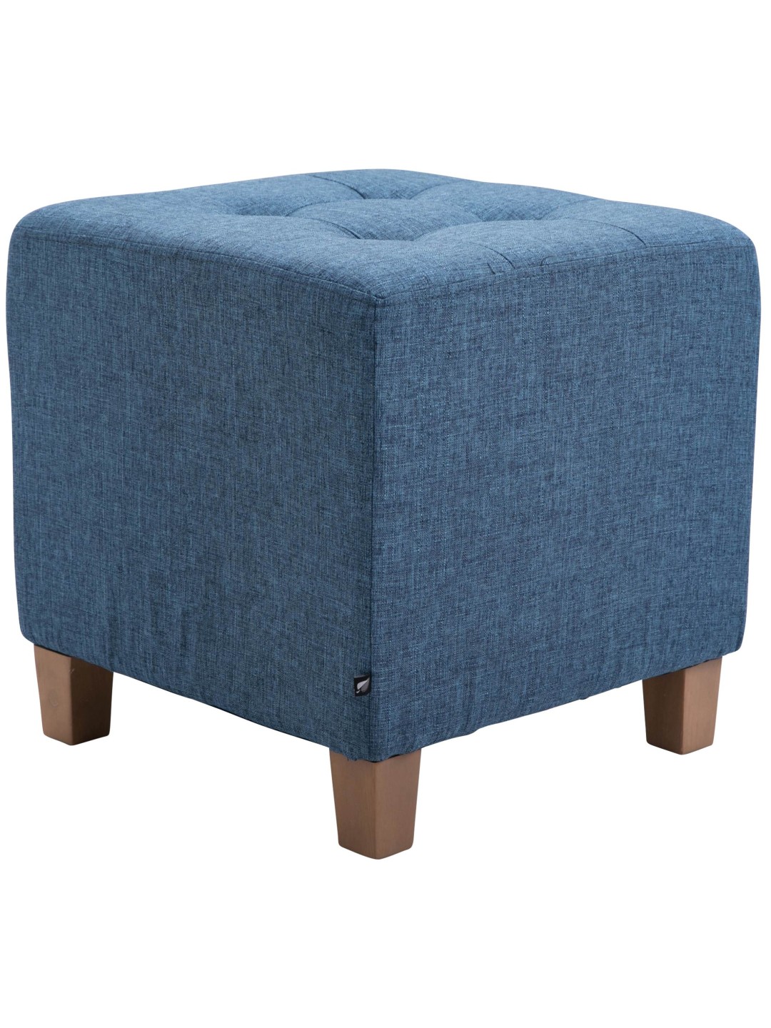 Tabouret Pharaon, lumière antique, bleu