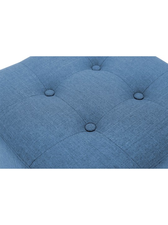 Tabouret Pharaon, lumière antique, bleu