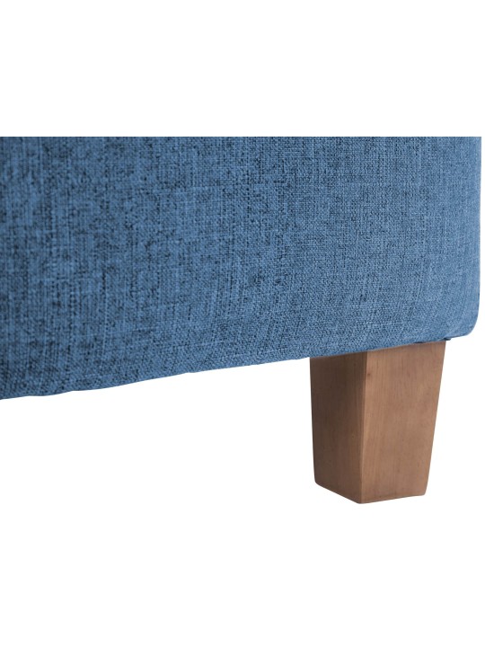 Tabouret Pharaon, lumière antique, bleu