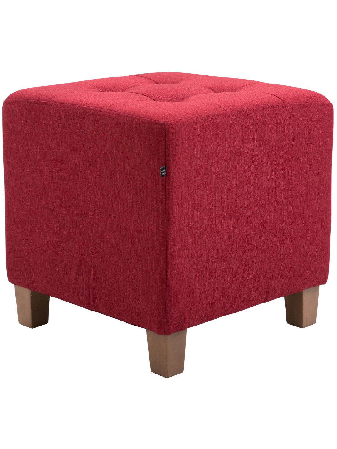 Tabouret Pharaon, lumière antique, rouge