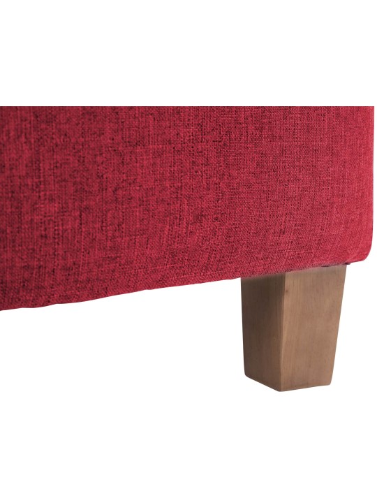 Tabouret Pharaon, lumière antique, rouge