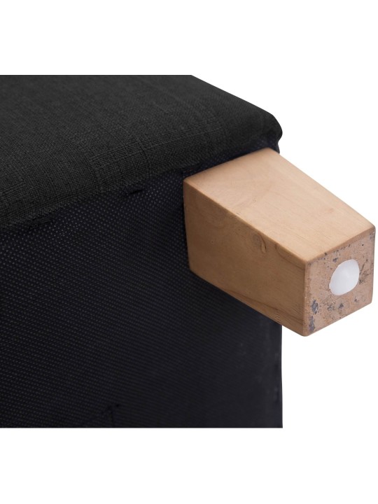 Tabouret Pharaon, lumière antique, noir