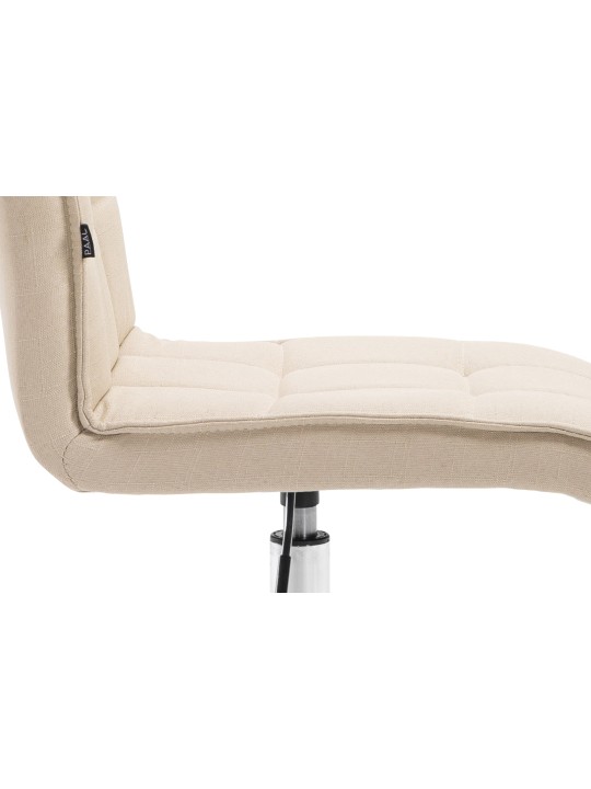 Tabouret de travail Peking V2 tissu, crème Tabouret de travail Peking V2 tissu, crème