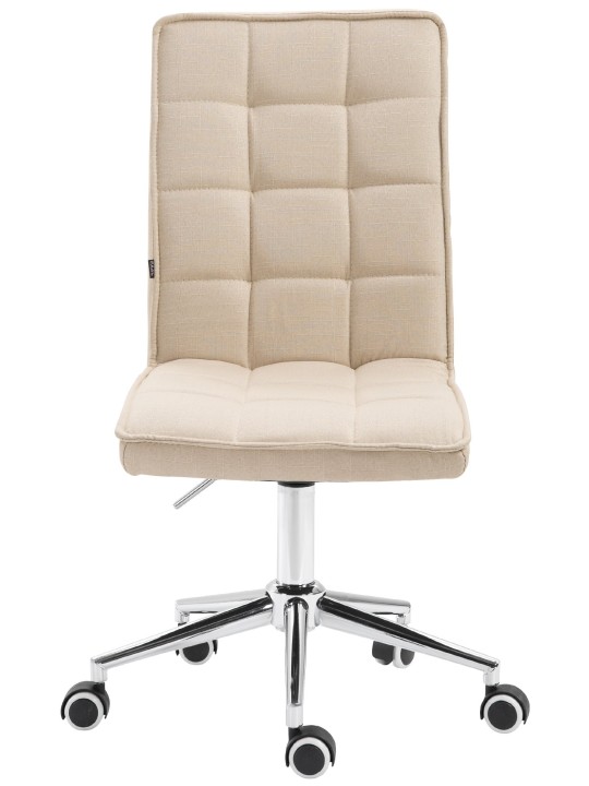 Tabouret de travail Peking V2 tissu, crème Tabouret de travail Peking V2 tissu, crème