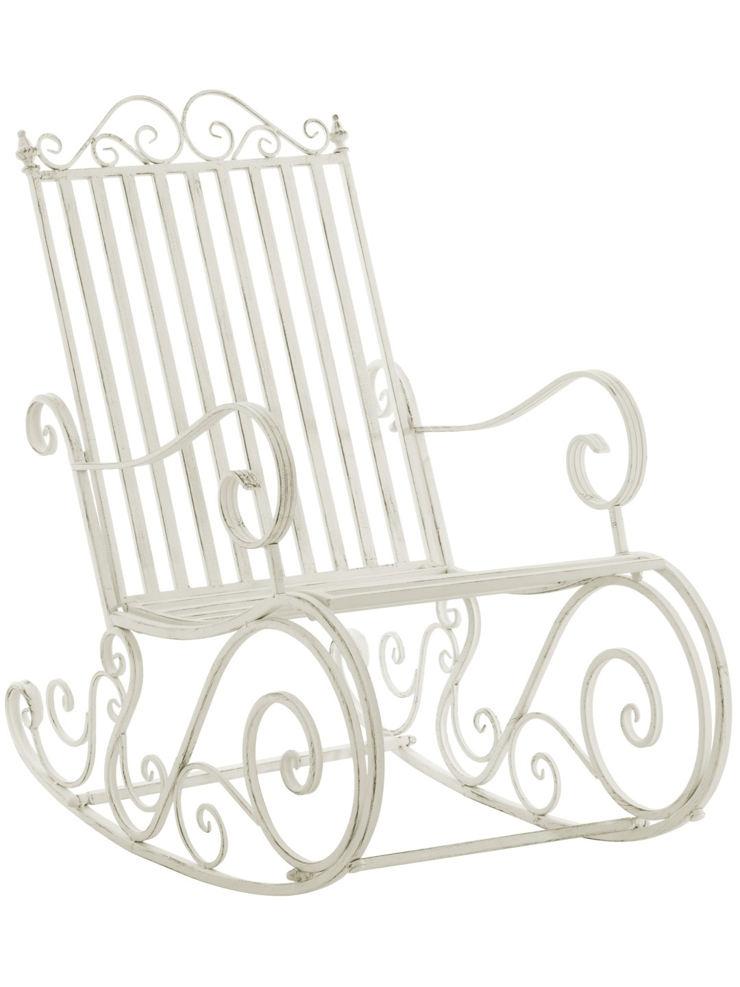 Chaise à bascule Smilla, blanc antique