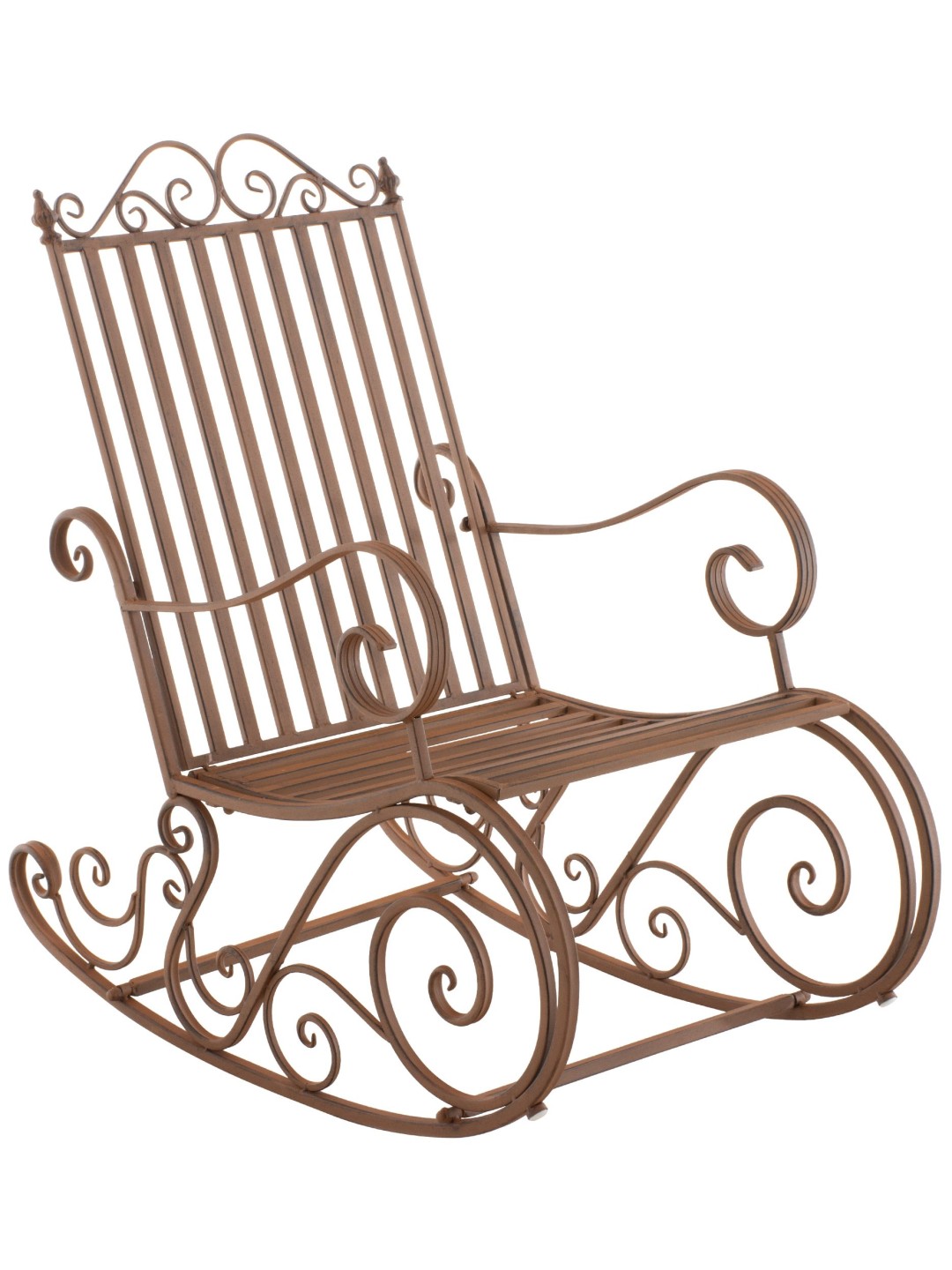 Chaise à bascule Smilla, brun