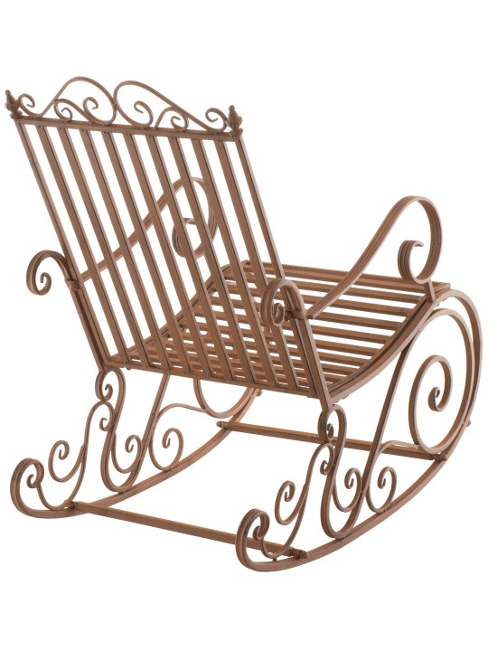 Chaise à bascule Smilla, brun