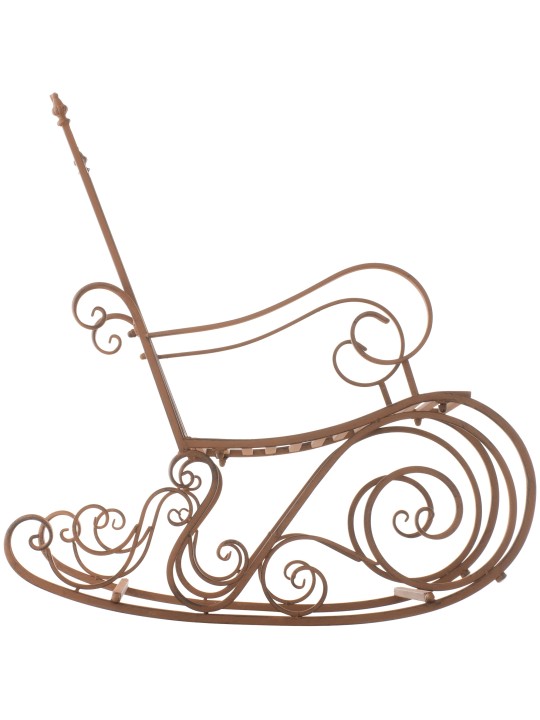 Chaise à bascule Smilla, brun