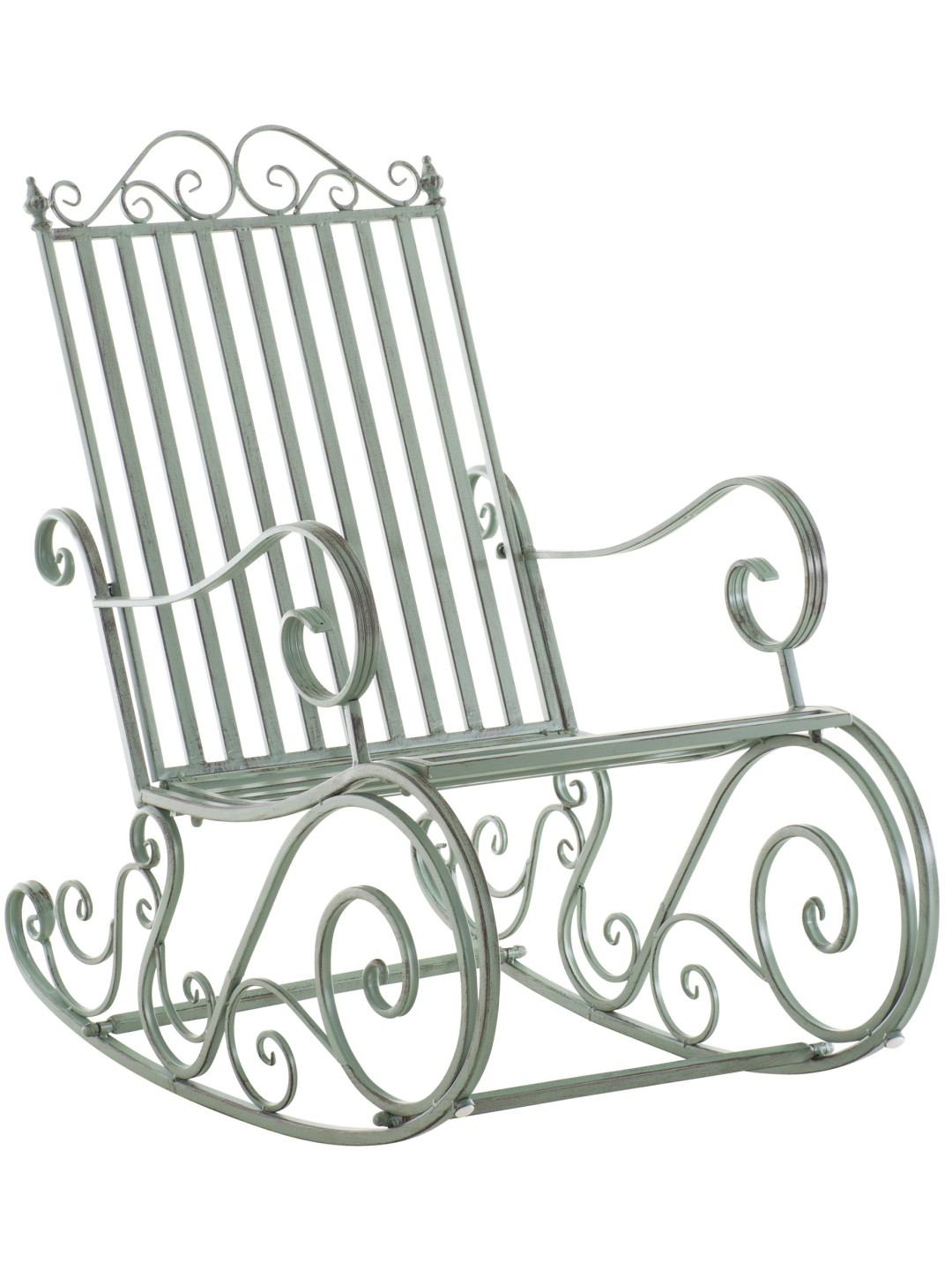 Chaise à bascule Smilla, vert antique