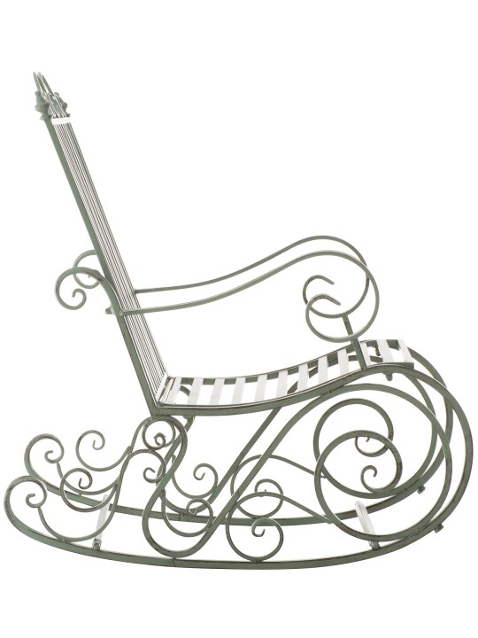 Chaise à bascule Smilla, vert antique