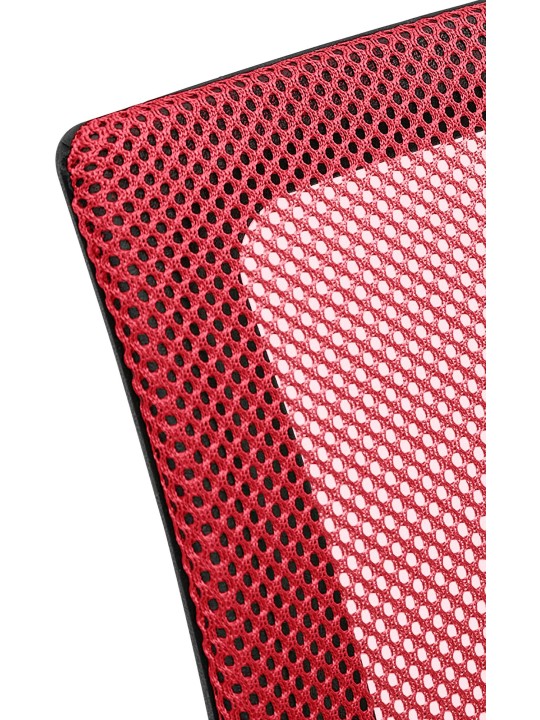 Chaise visiteur Eureka, rouge