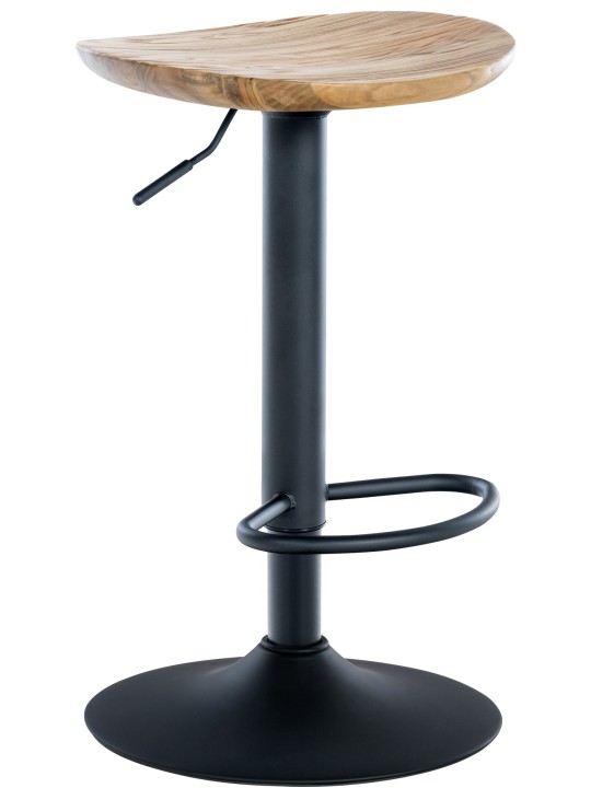 Ensemble de 4 tabourets de bar Skelde, naturel