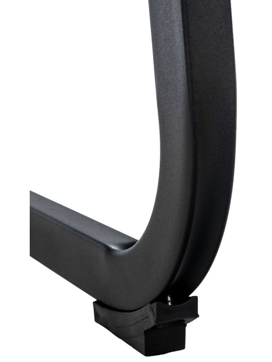 Lot de 2 chaises de salle à manger velours Vermont, noir