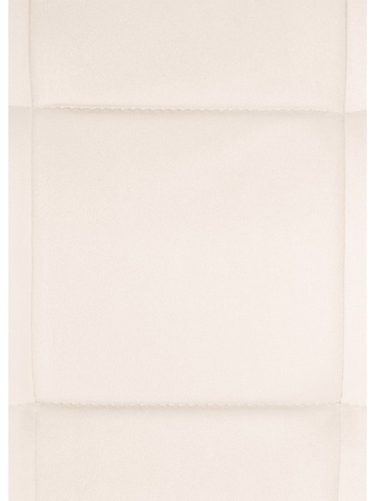 Lot de 2 chaises de salle à manger velours Vermont, crème