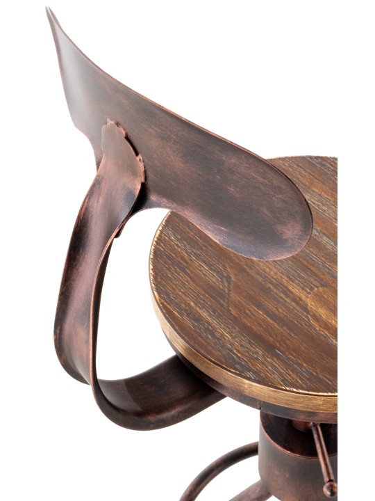 Lot de 2 tabourets de bar Hanam, bronze Lot de 2 tabourets de bar Hanam, bronze