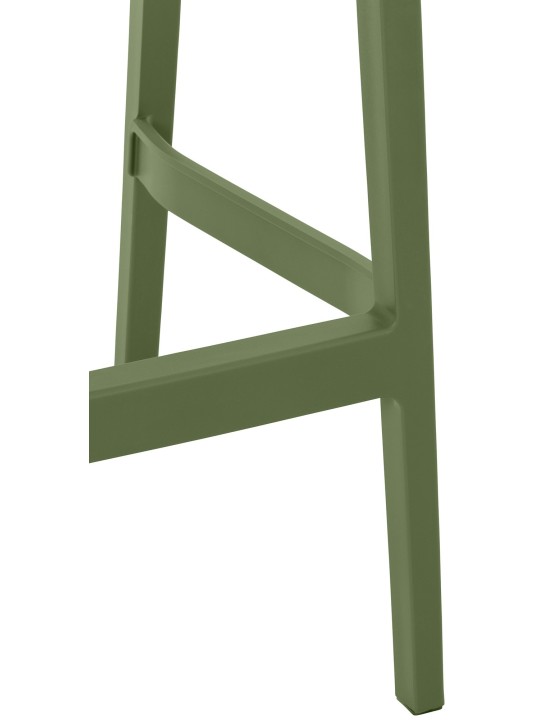 Lot de 2 tabourets de bar Maya, olive