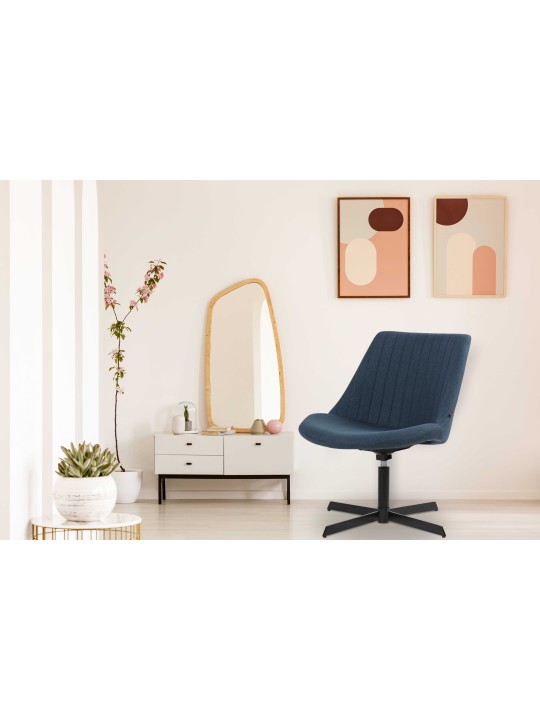 Chaise longue Granby, bleu