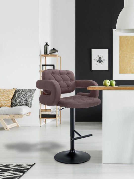 Tabouret de bar Dublin FABRIC, brun Tabouret de bar Dublin FABRIC, brun