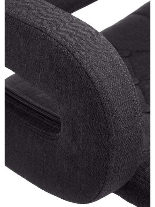 Tabouret de bar Dublin FABRIC, noir