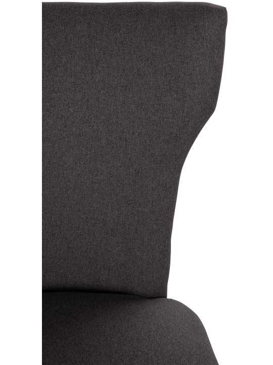 Chaise de salle à manger Zadar tissu antique-foncé, gris foncé