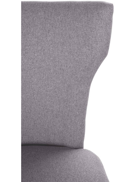 Chaise de salle à manger Zadar tissu antique-clair, gris