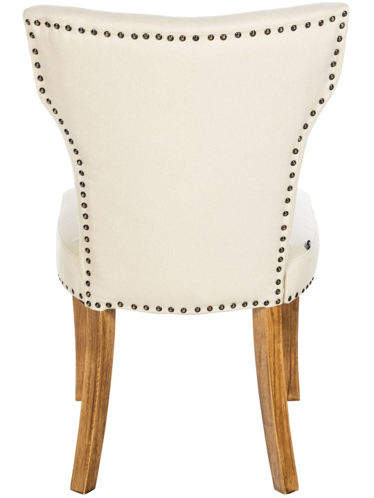 Chaise de salle à manger Zadar tissu antique-clair, crème