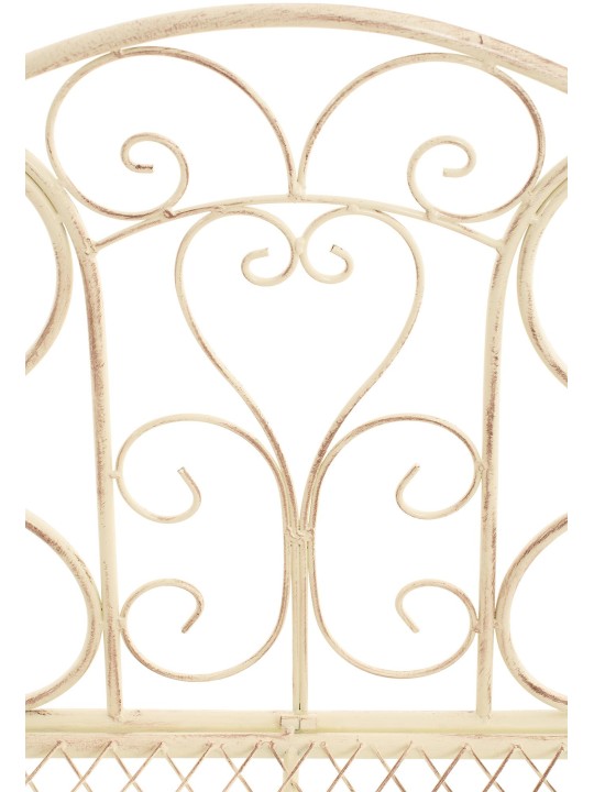 Banc de jardin Tara, crème antique