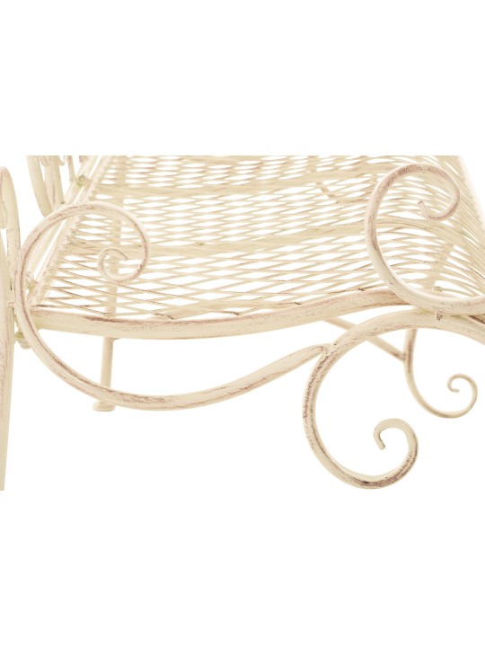 Banc de jardin Tara, crème antique