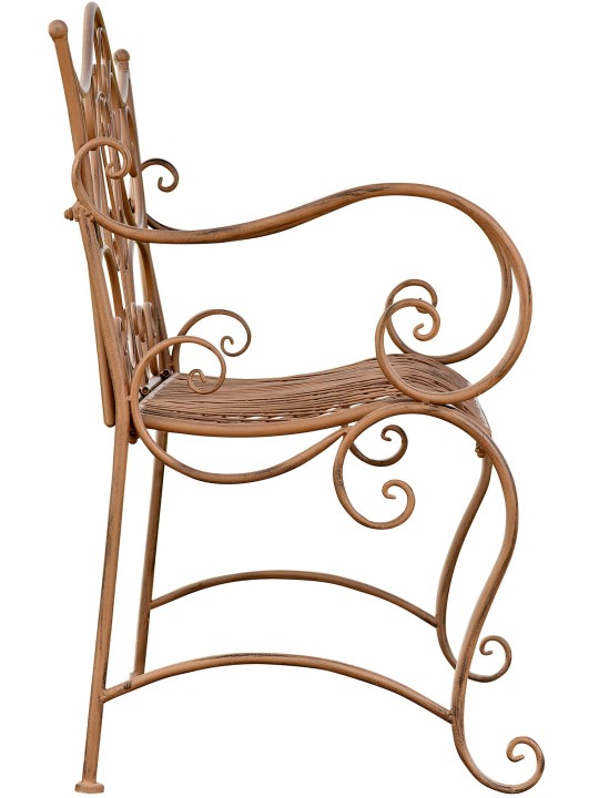 Banc de jardin Tara, brun antique