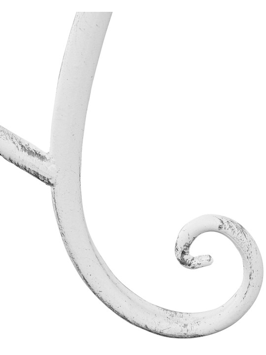 Banc de jardin Tara, blanc antique