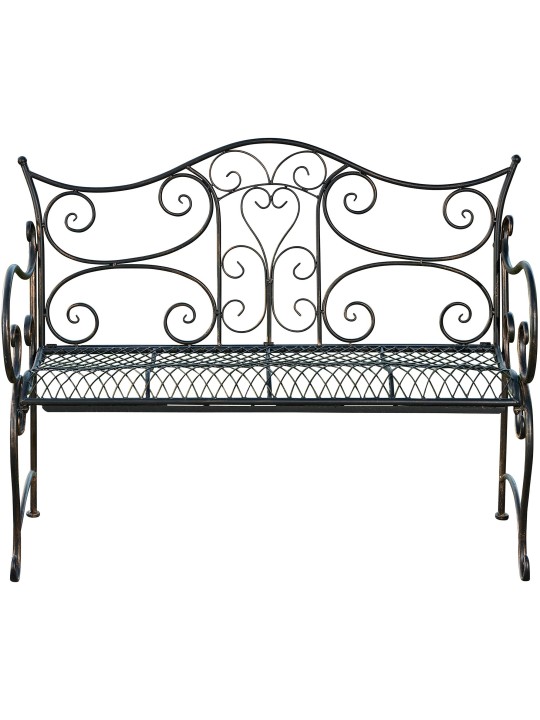 Banc de jardin Tara, bronze